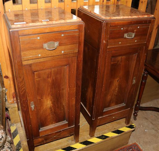 Pair of bedside cupboards